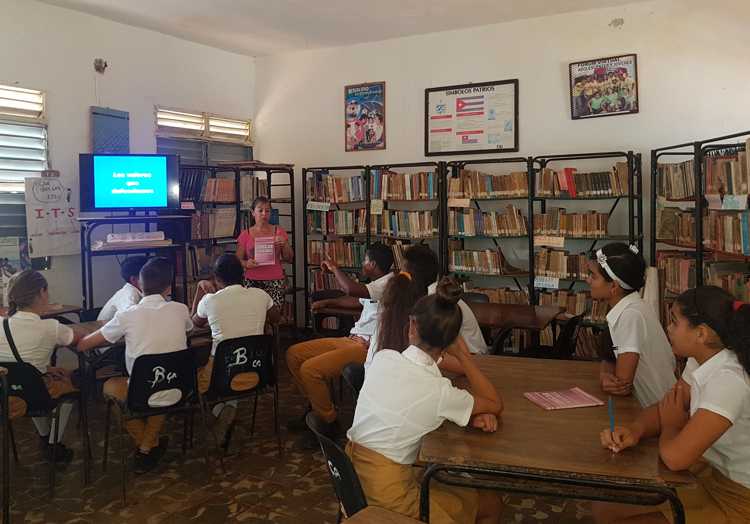 Promoción de la literatura sobre valores en la Secundaria Básica.