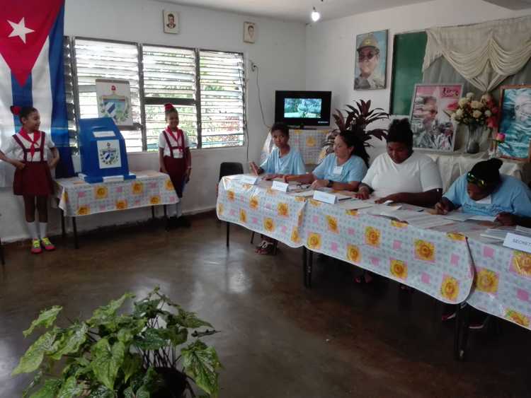 Protagonismo de féminas cubiteñas en proceso eleccionario./Foto: Autora