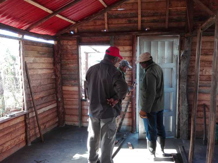 Recuperación de viviendas en Piloto afectadas por el Huarcán Irma.