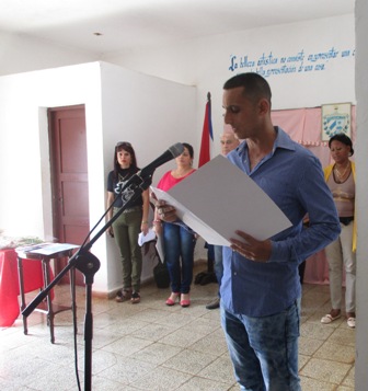 Roberto Lema Méndez vocal de la Comisión Electoral.