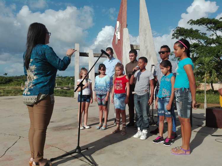 Talento local desde el sector de la cultura en acto por el 3 de diciembre.