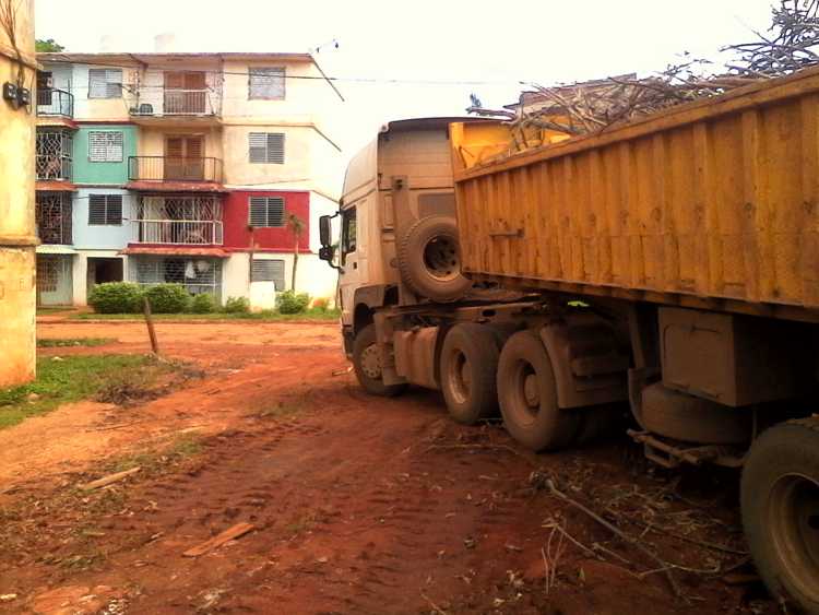 Transporte de la Empresa de Producción Industrial.