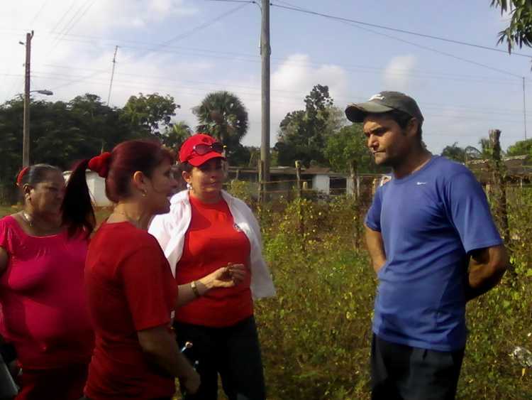 Visitas integradas al Consejo Popular./Foto: Autora