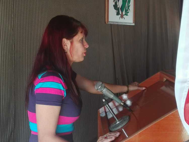 Yuneisy Ramos Vázquez, primera secretaria del PCC. 
