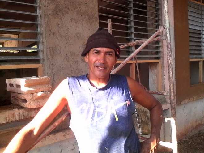 Frank Giménez Rodríguez, albañil.