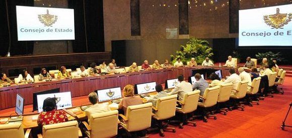 Reunión del Consejo de Estado de Cuba/Foto:Cubadebate