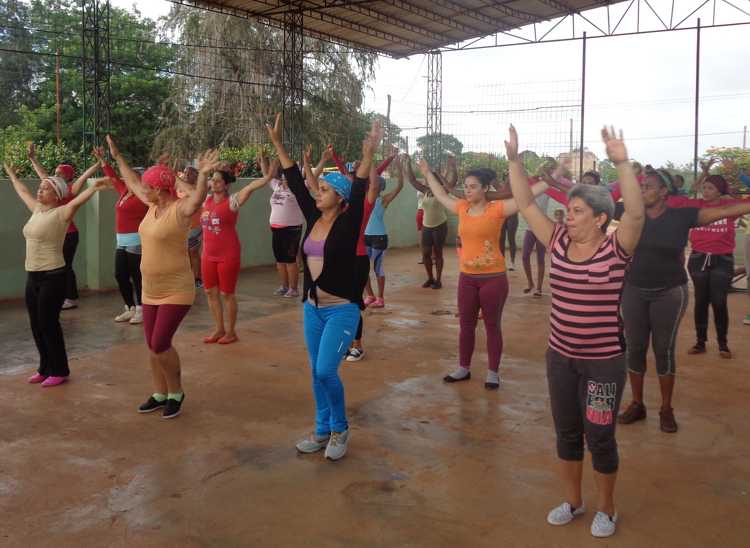 Los practicantes realizan el ejercicio como una opción recreativa más.