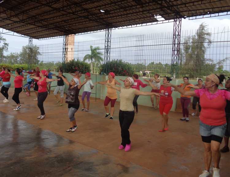 Los que acuden a la instalación mantienen el corazón siempre activo y a ritmo de deporte.