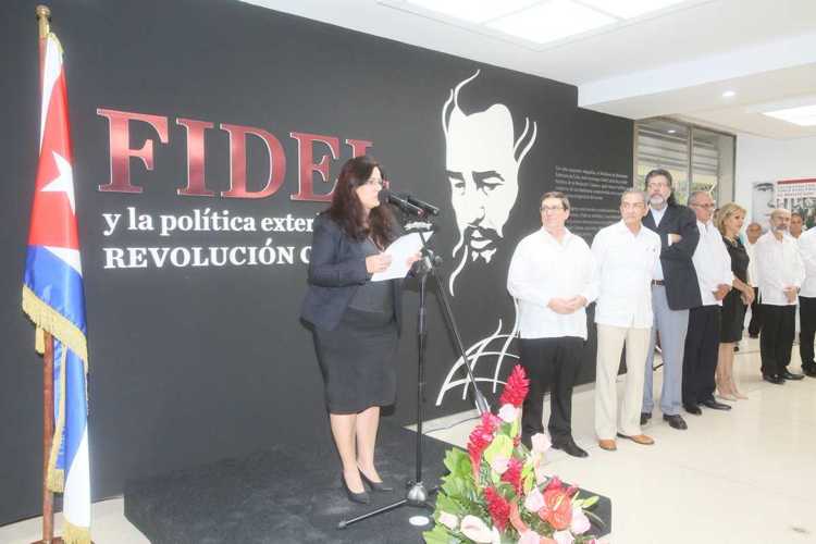 Inauguran exposición sobre Fidel y la política exterior cubana./Foto: Radio reloj
