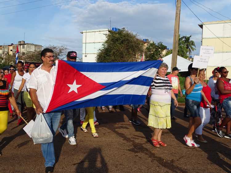 Marcha  del pueblo unido.