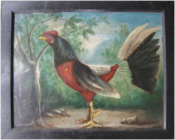 Gallito, obra de Alberto Bastarrachea. Propietario José Luís Palomino.