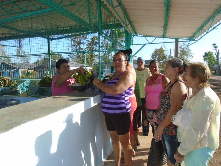 Punto de venta El Platanito recuperado luego del embate de Irma.