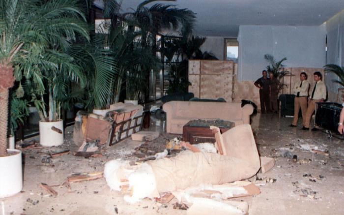Sabotaje al hotel Copacabana donde muere el turista italiano Fabio Di Celmo./Foto: Granma