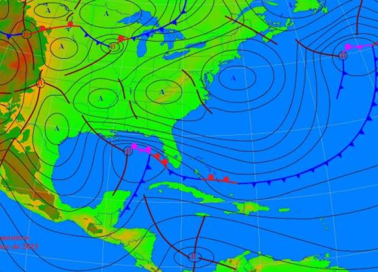 tarde cálida y algunas lluvias en el interior y sur de la mitad occidental…