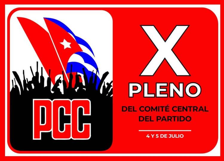 Sesionará X Pleno del Comité Central del Partido Comunista de Cuba